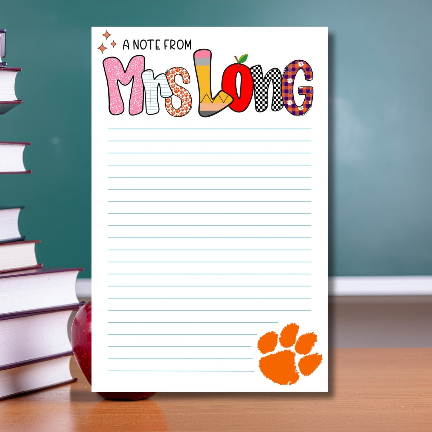 *CUSTOM* Teacher Notepad