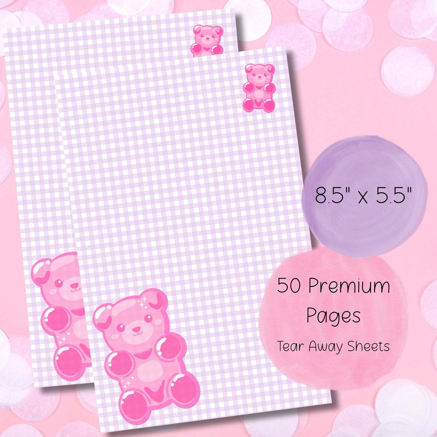 Gummy Bear Notepad