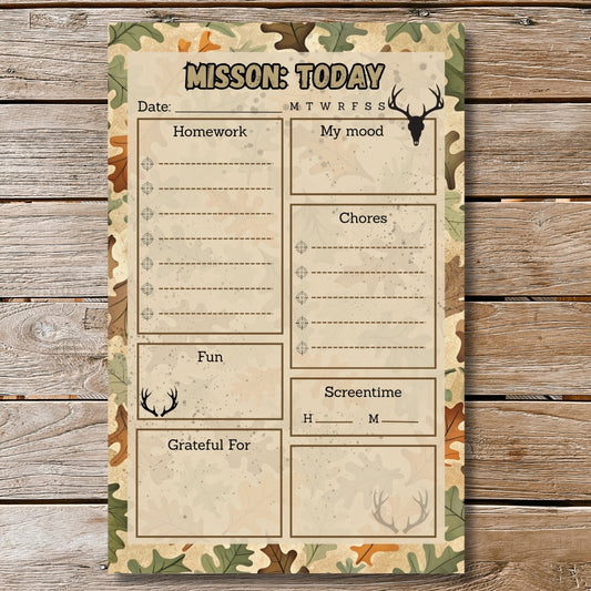 Kids Planner • Camo