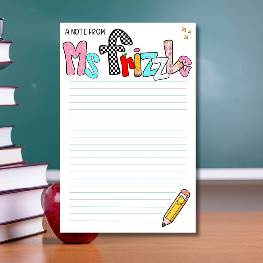 *CUSTOM* Teacher Notepad