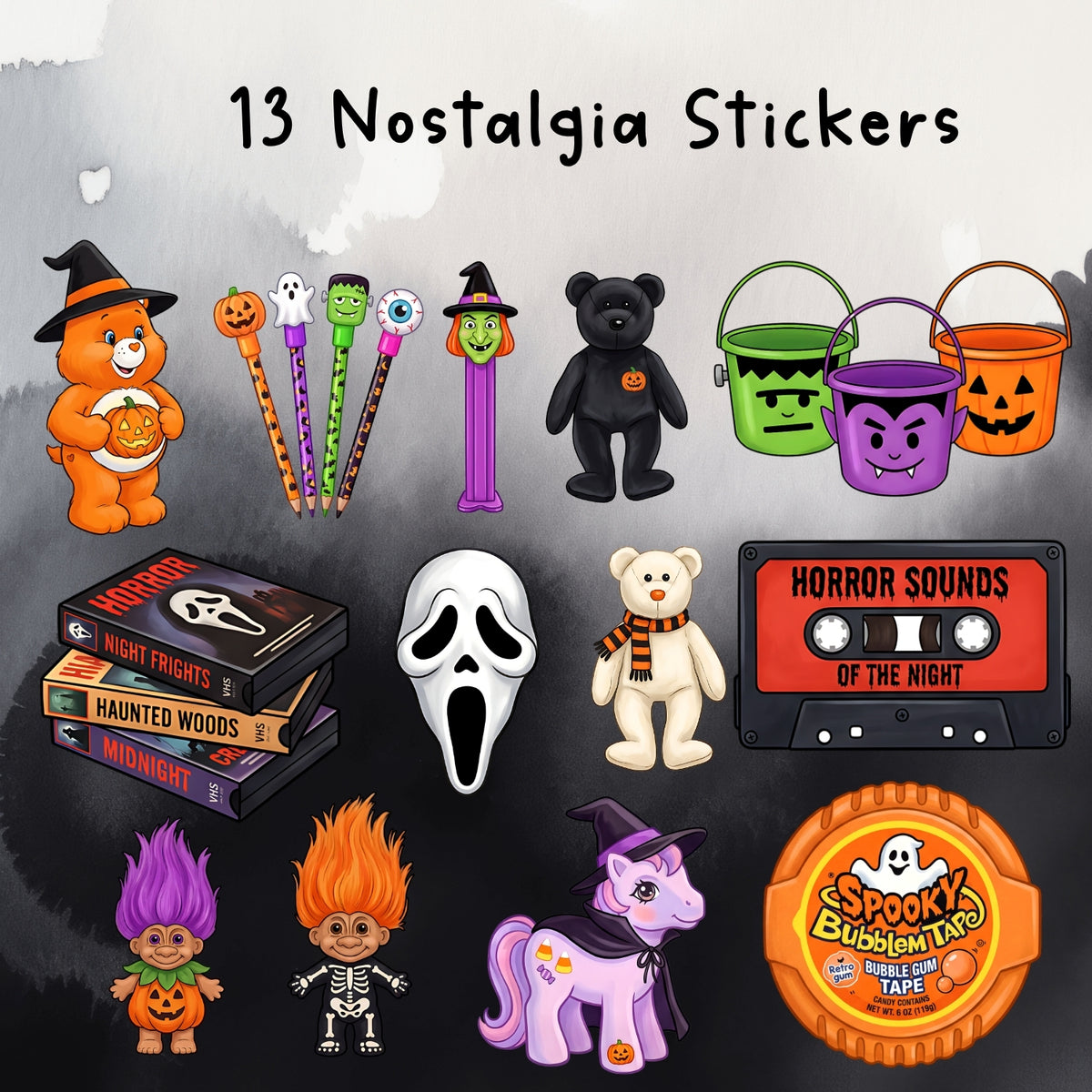 Halloween Nostalgia Sticker Sheet