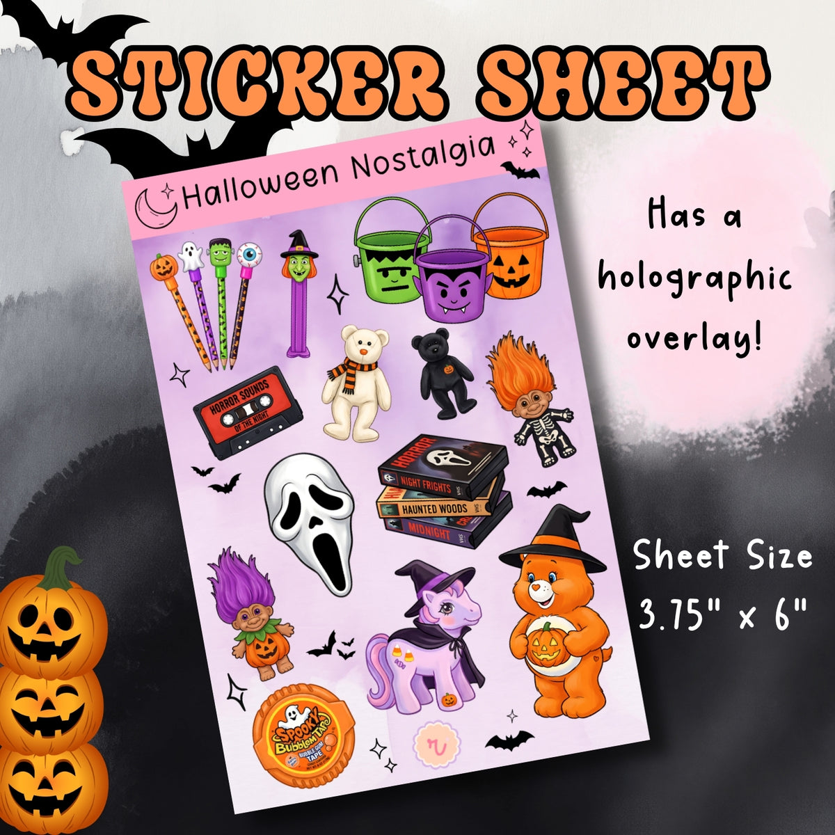 Halloween Nostalgia Sticker Sheet