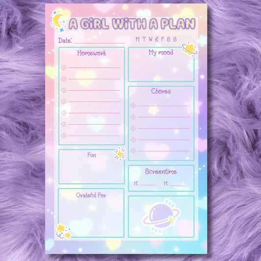 Kids Planner • Heart Galaxy